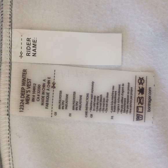 Bontrager Mens Deep winter cycling vest size small. - Picture 4 of 7